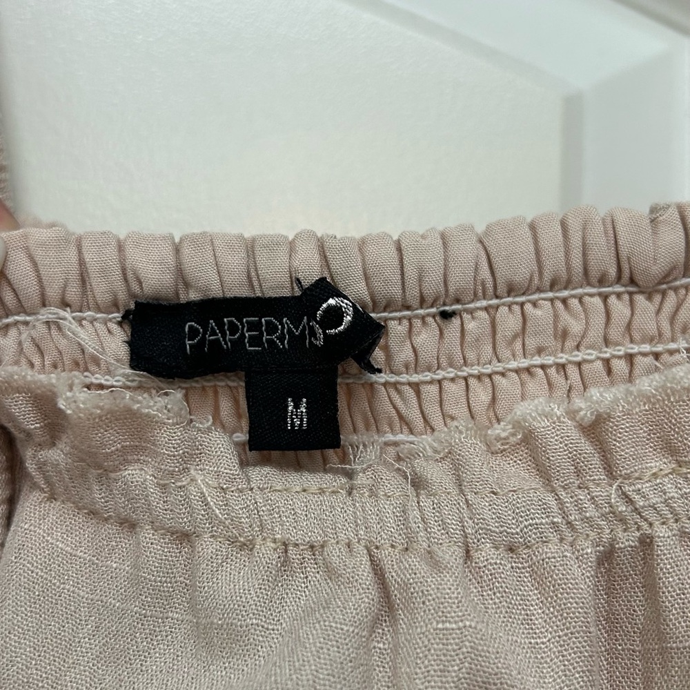 Papermoon Light Beige Ruffled Dress - Picture 3 of 3